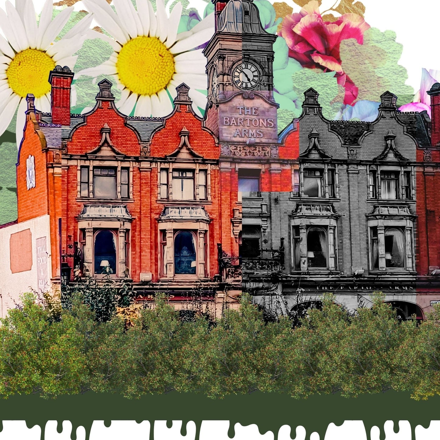 The Barton Arms public house open edition fine art print