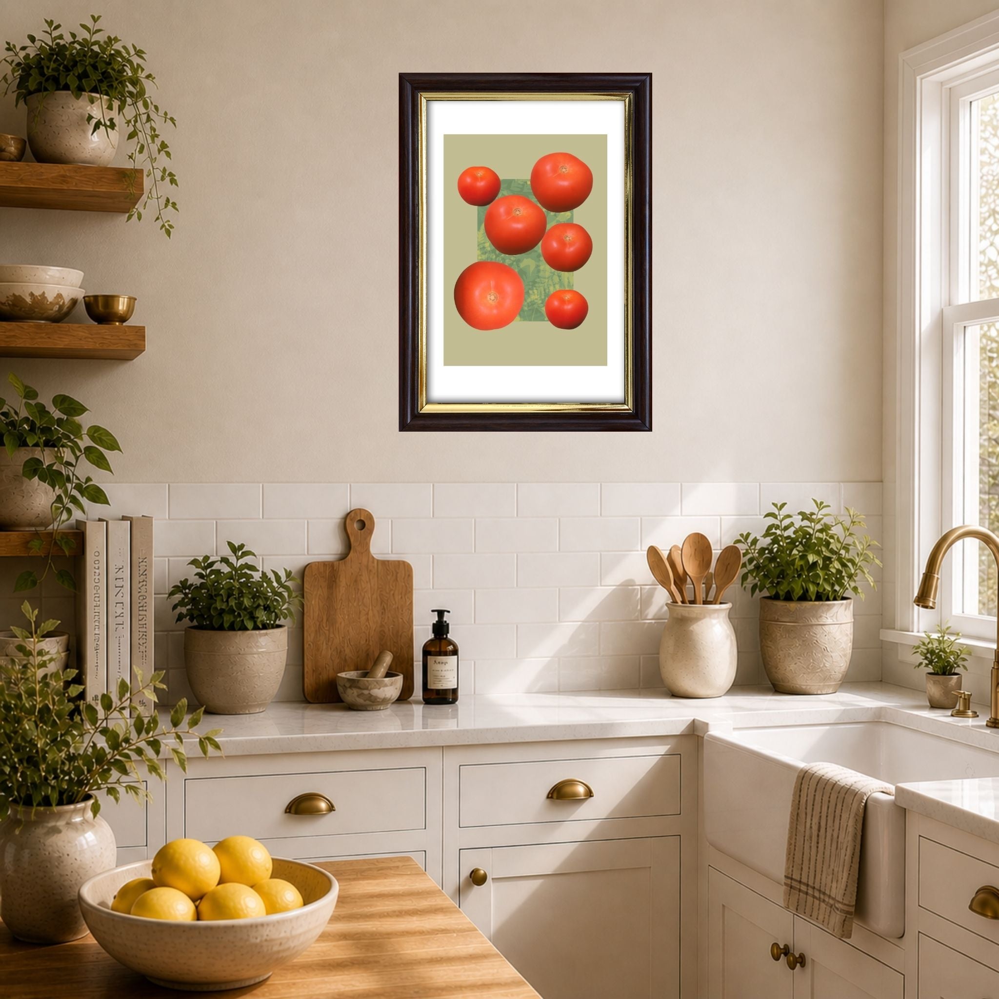 Domestic Orbits - Tomato collage — A4 Limited Edition (25)