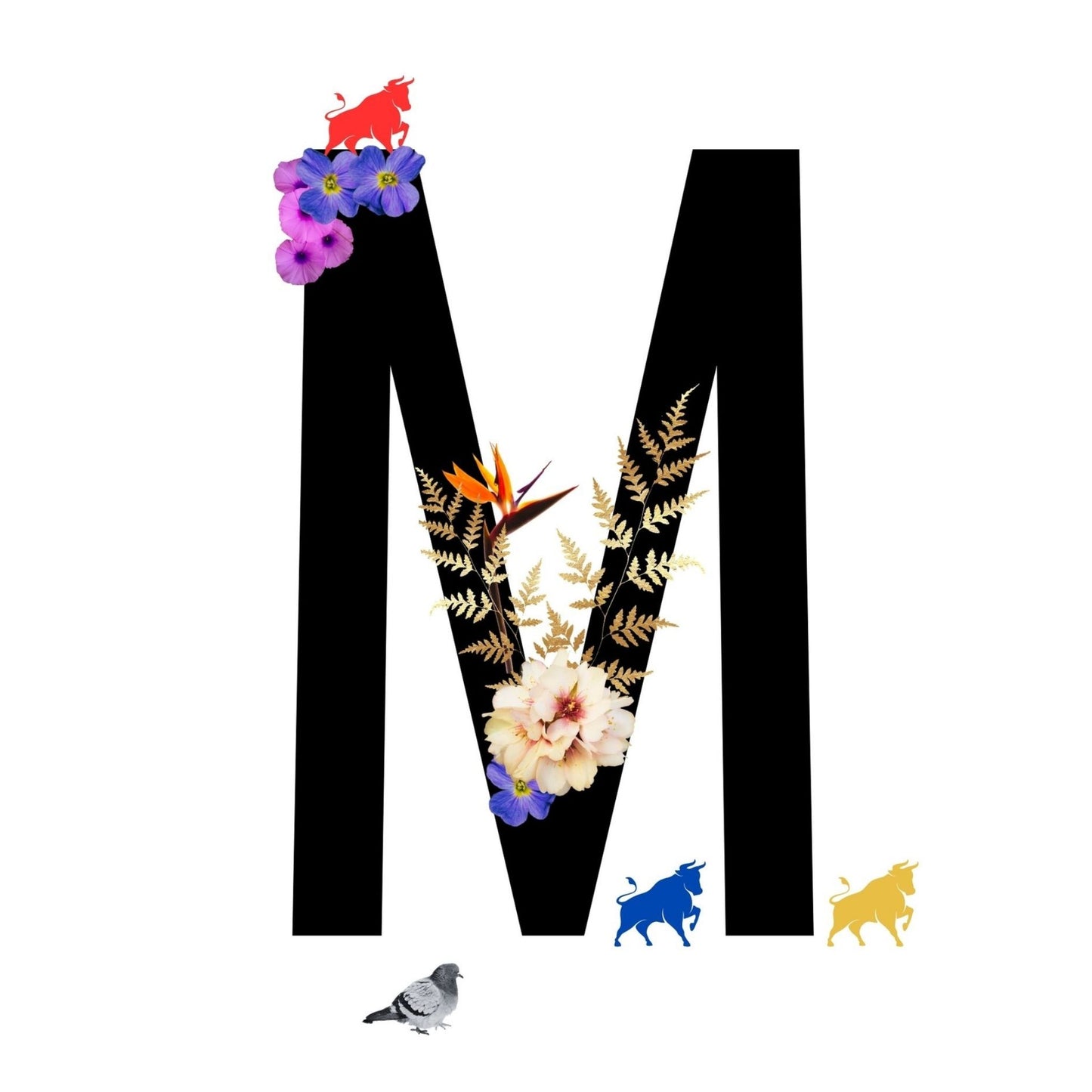 Alphabet Monogram open edition fine art prints