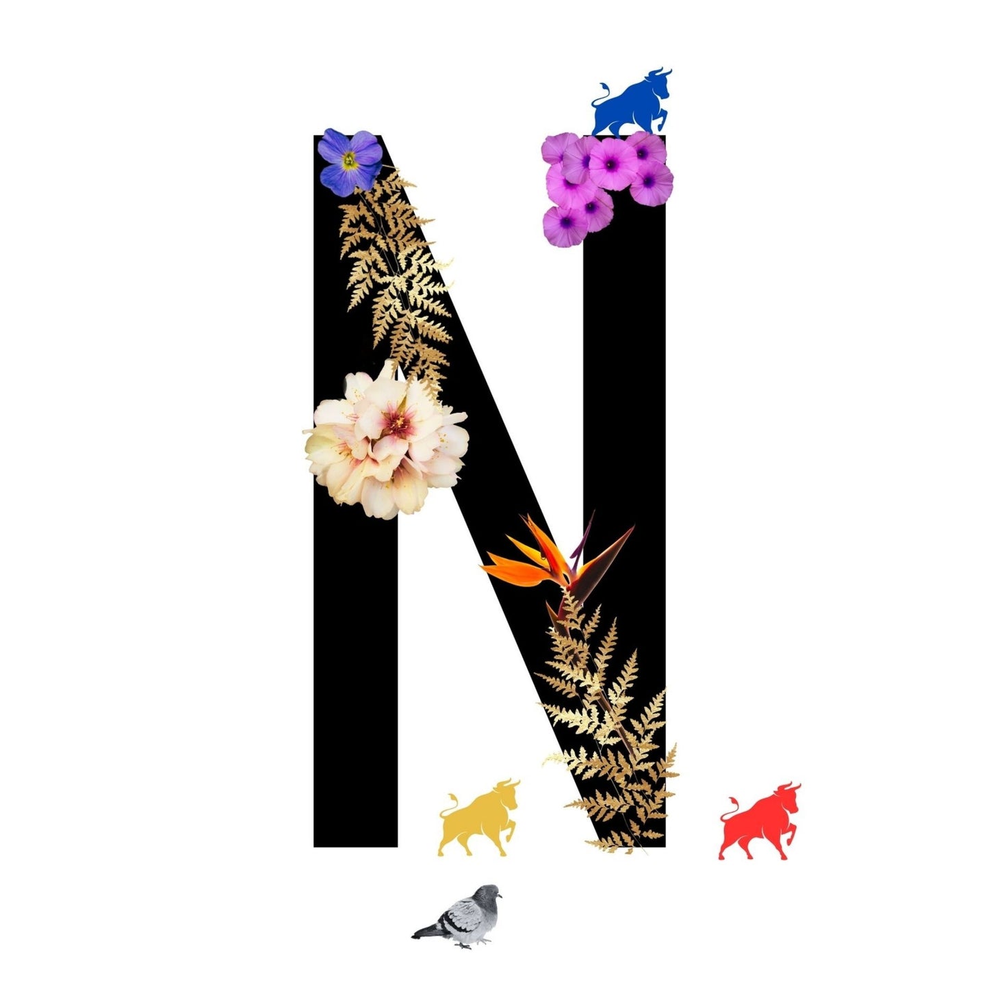 Alphabet Monogram open edition fine art prints