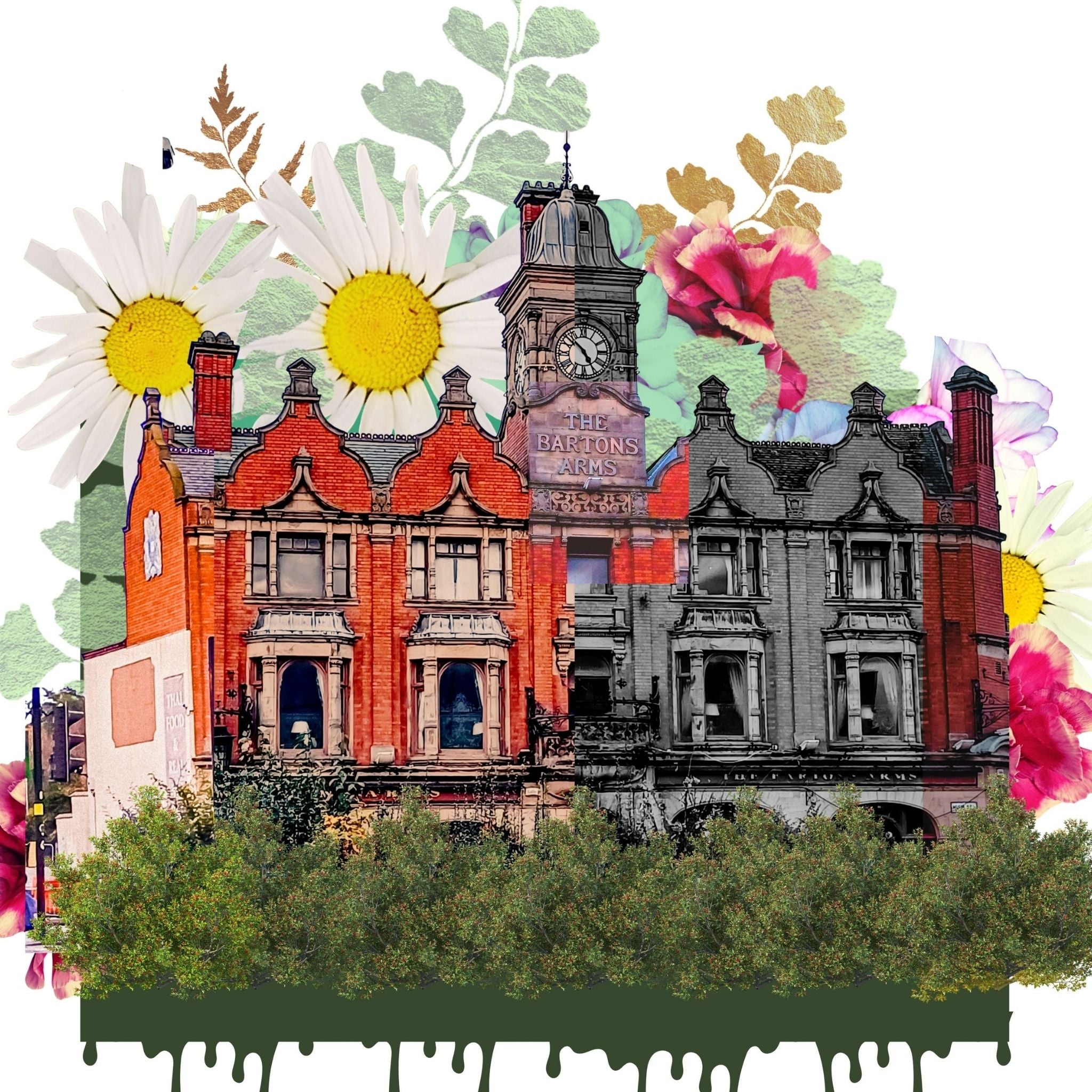 The Barton Arms public house Newtown Birmingham open edition fine art print UK