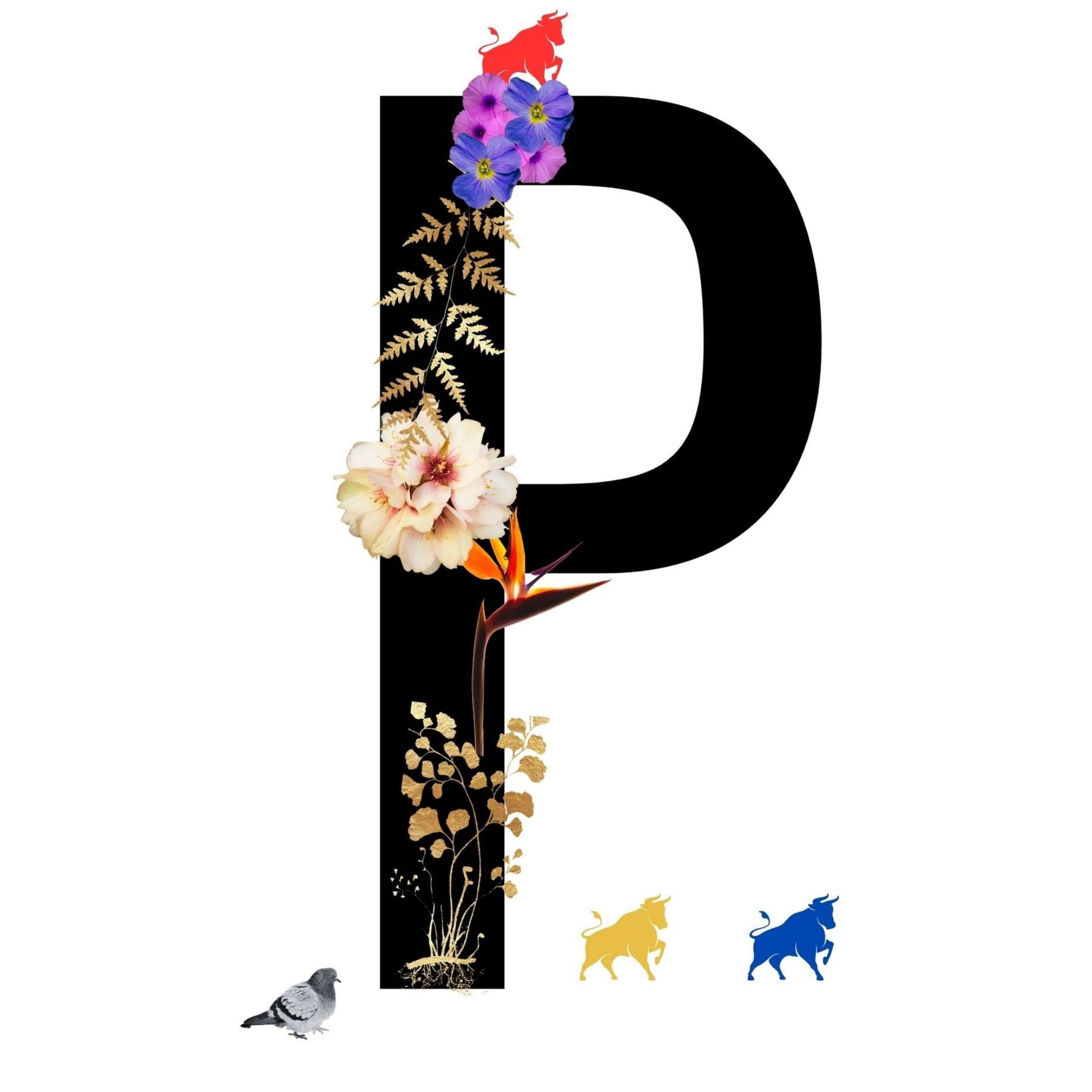 Alphabet Monogram open edition fine art prints