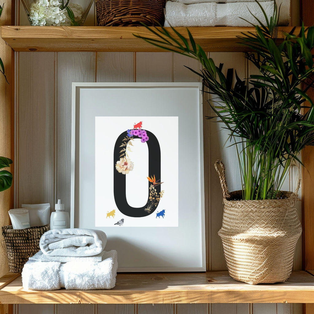 Alphabet Monogram open edition fine art prints Birmingham inspired UK
