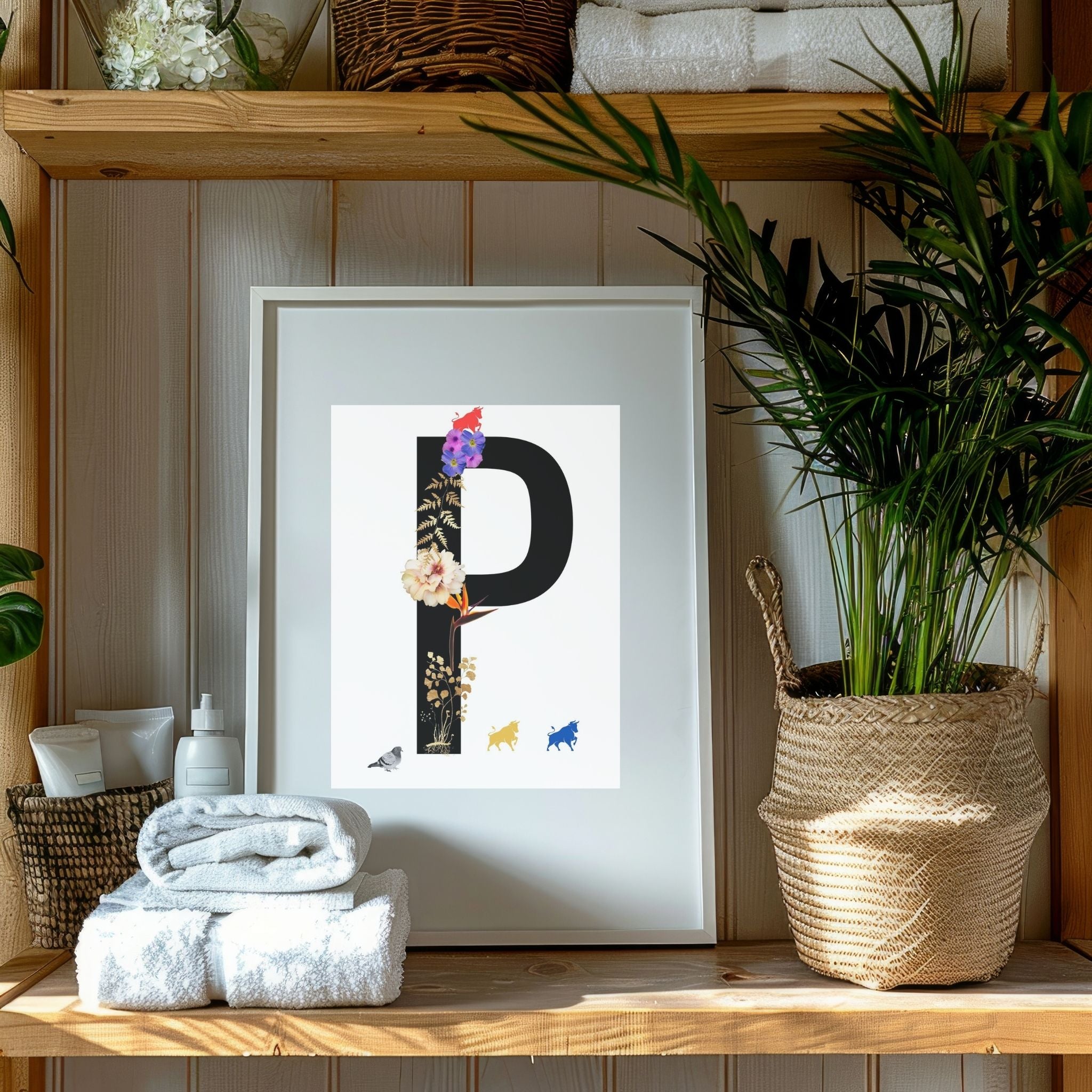 Alphabet Monogram open edition fine art prints Birmingham inspired UK