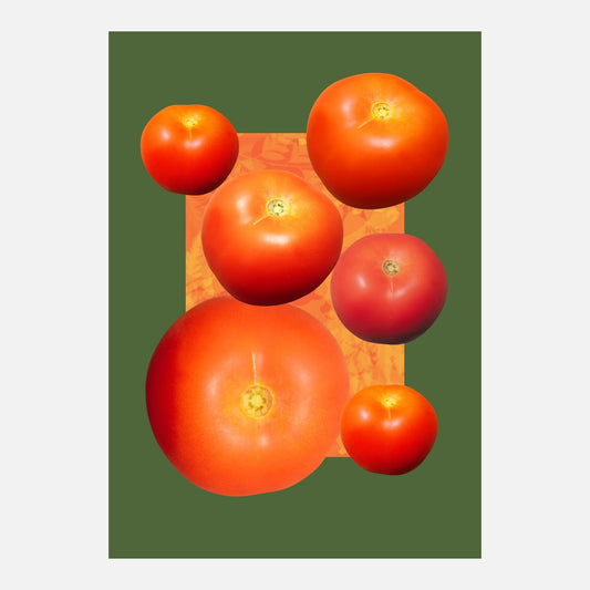 Domestic Orbits - Tomato limited edition fine art print