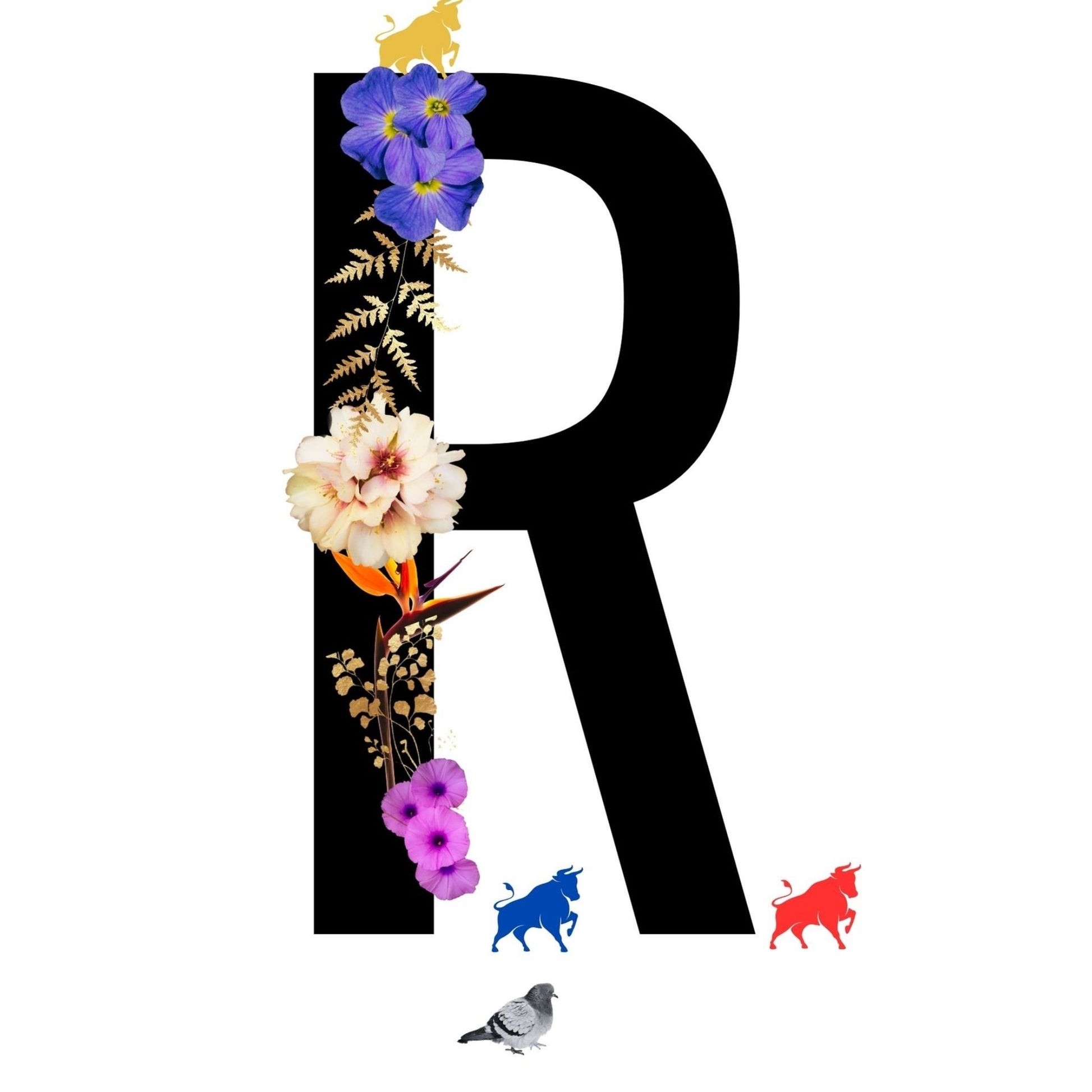 Alphabet Monogram open edition fine art prints