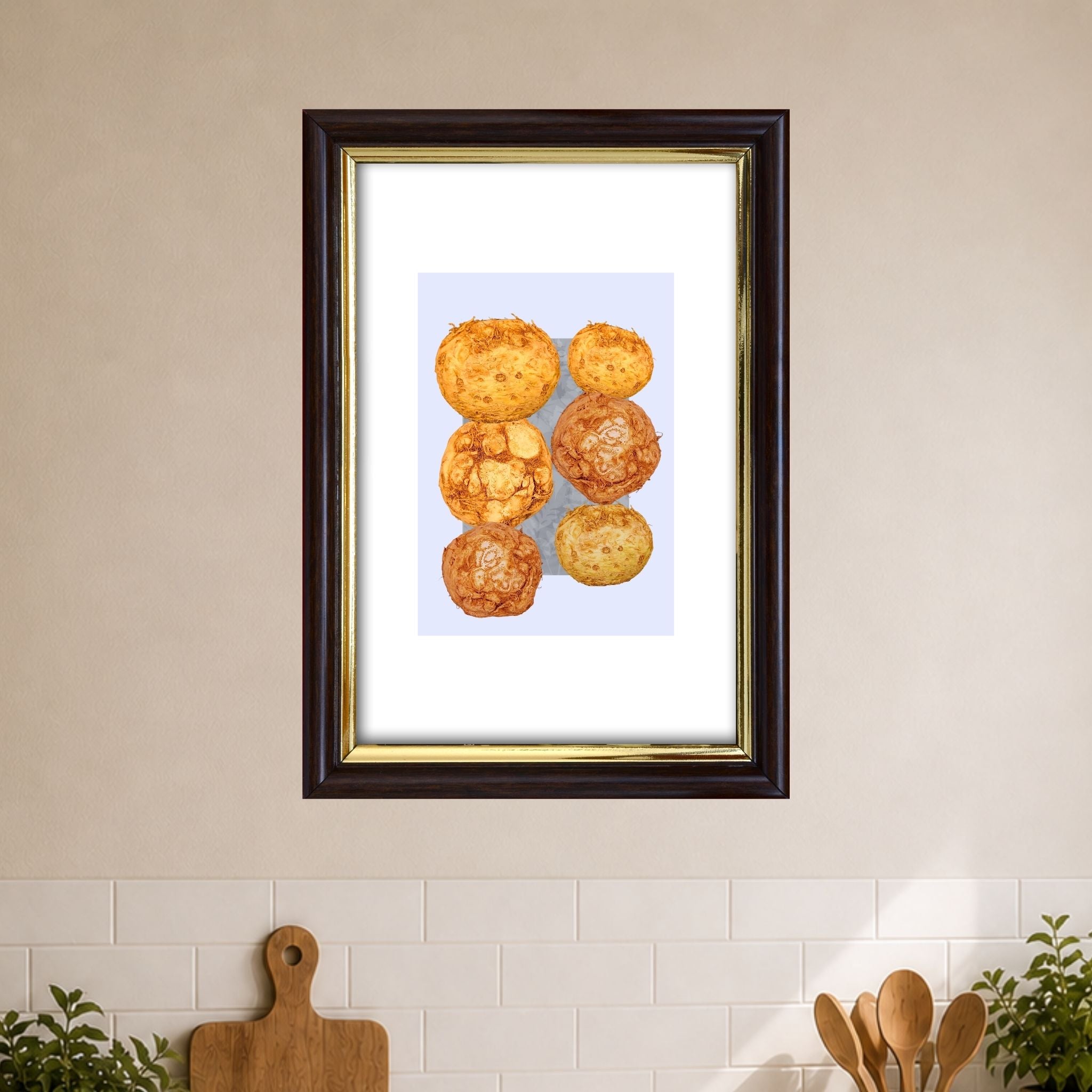 The Humble Celeriac collage — A4 Limited Edition (25)