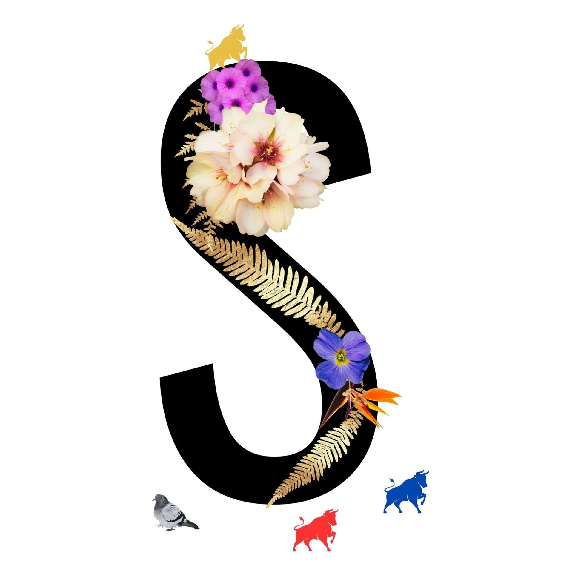 Alphabet Monogram open edition fine art prints