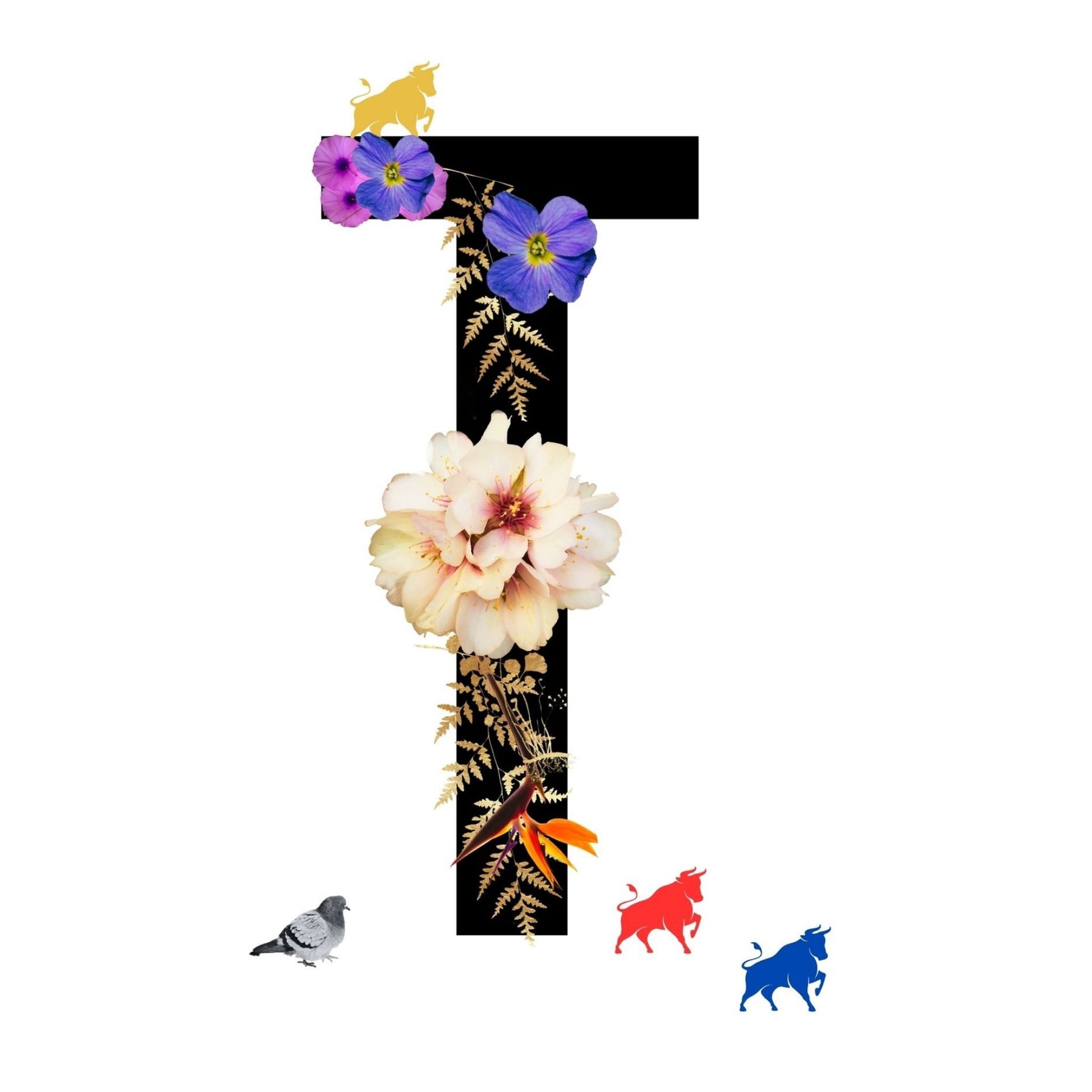 Alphabet Monogram open edition fine art prints