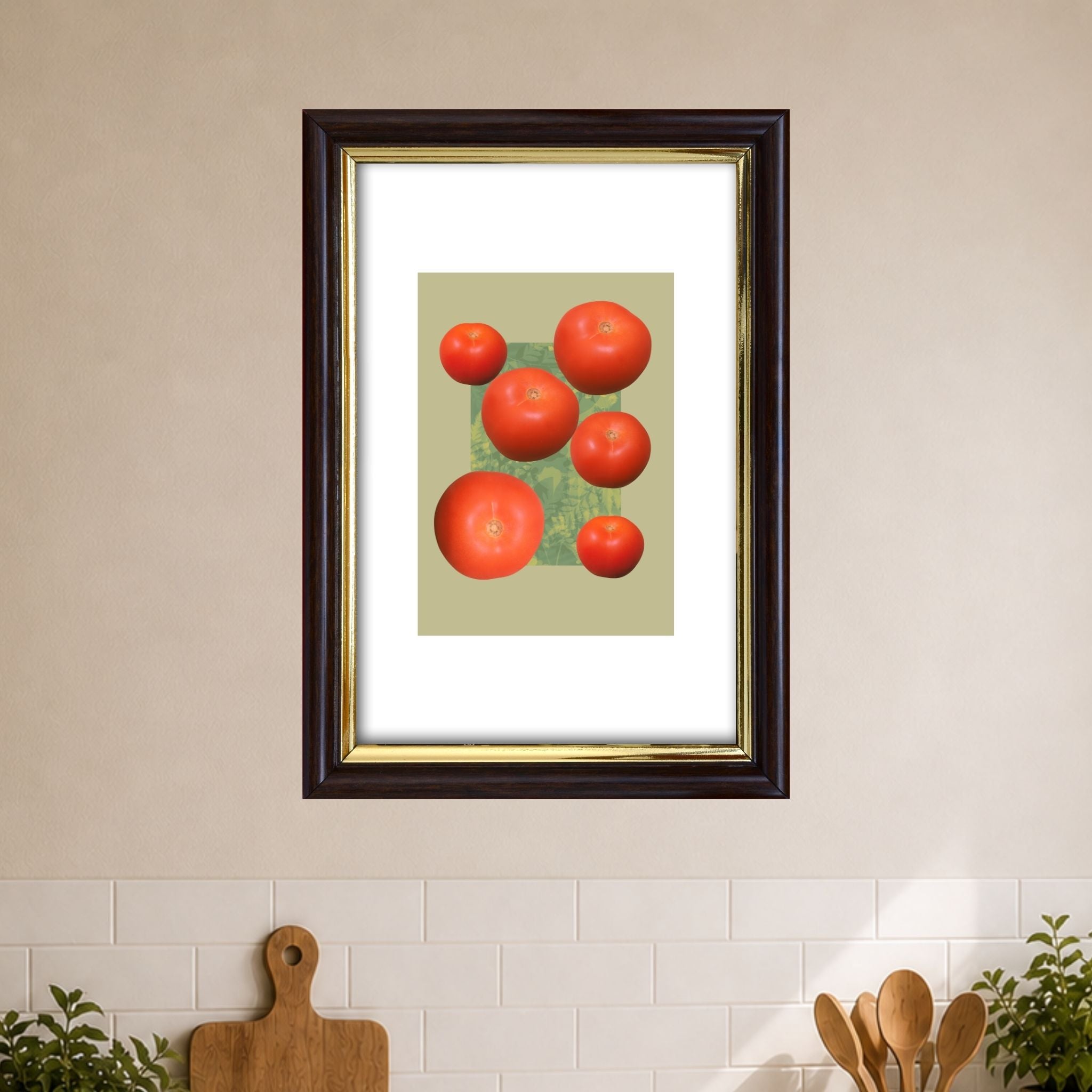 Domestic Orbits - Tomato collage — A4 Limited Edition (25)