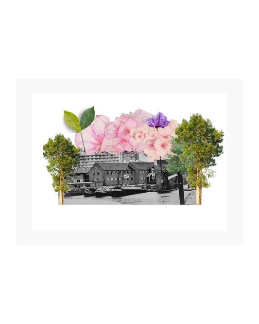 Gas Street Basin Birmingham Limited-edition giclee fine art print