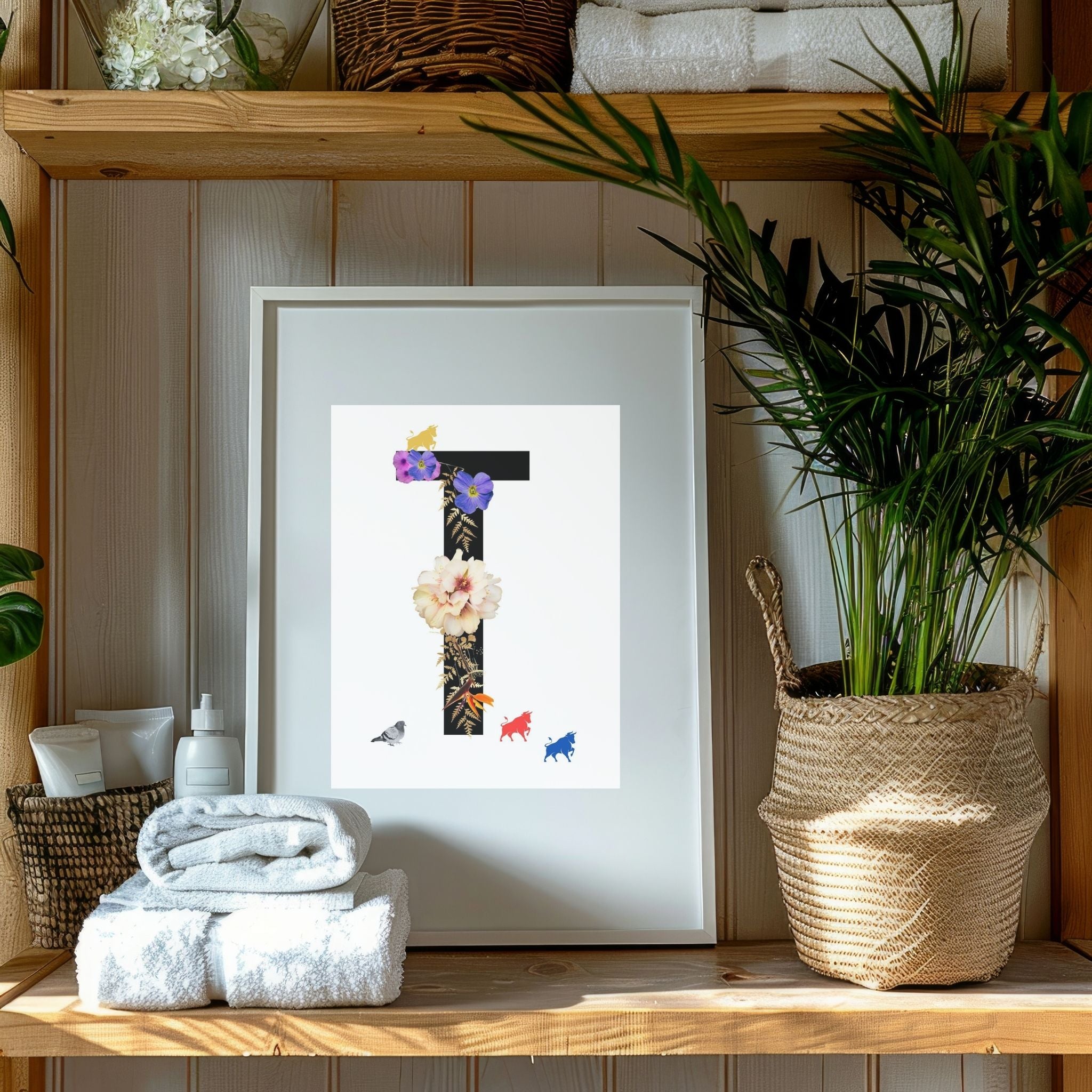 Alphabet Monogram open edition fine art prints Birmingham inspired UK