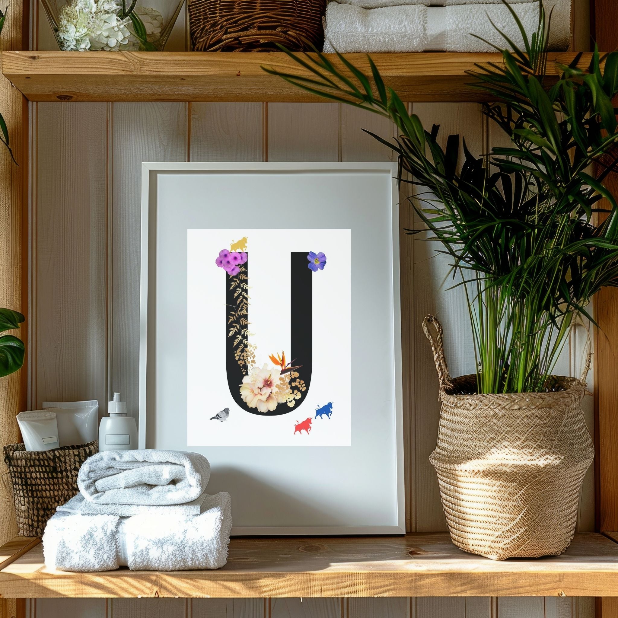 Alphabet Monogram open edition fine art prints Birmingham inspired UK