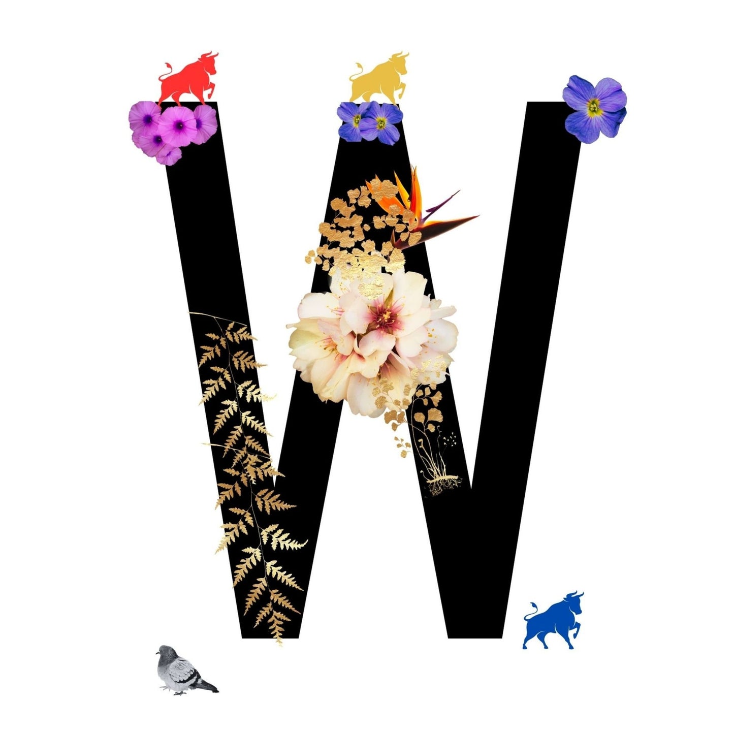 Alphabet Monogram open edition fine art prints