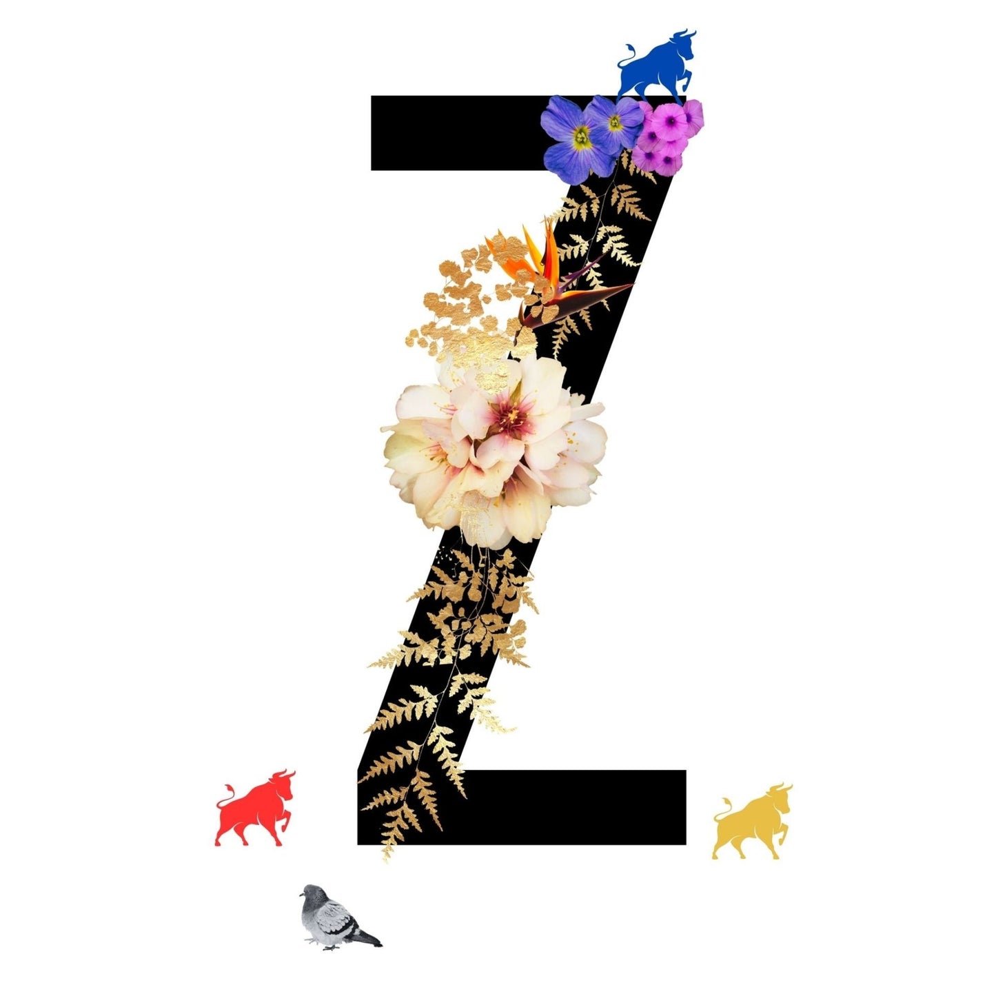 Alphabet Monogram open edition fine art prints