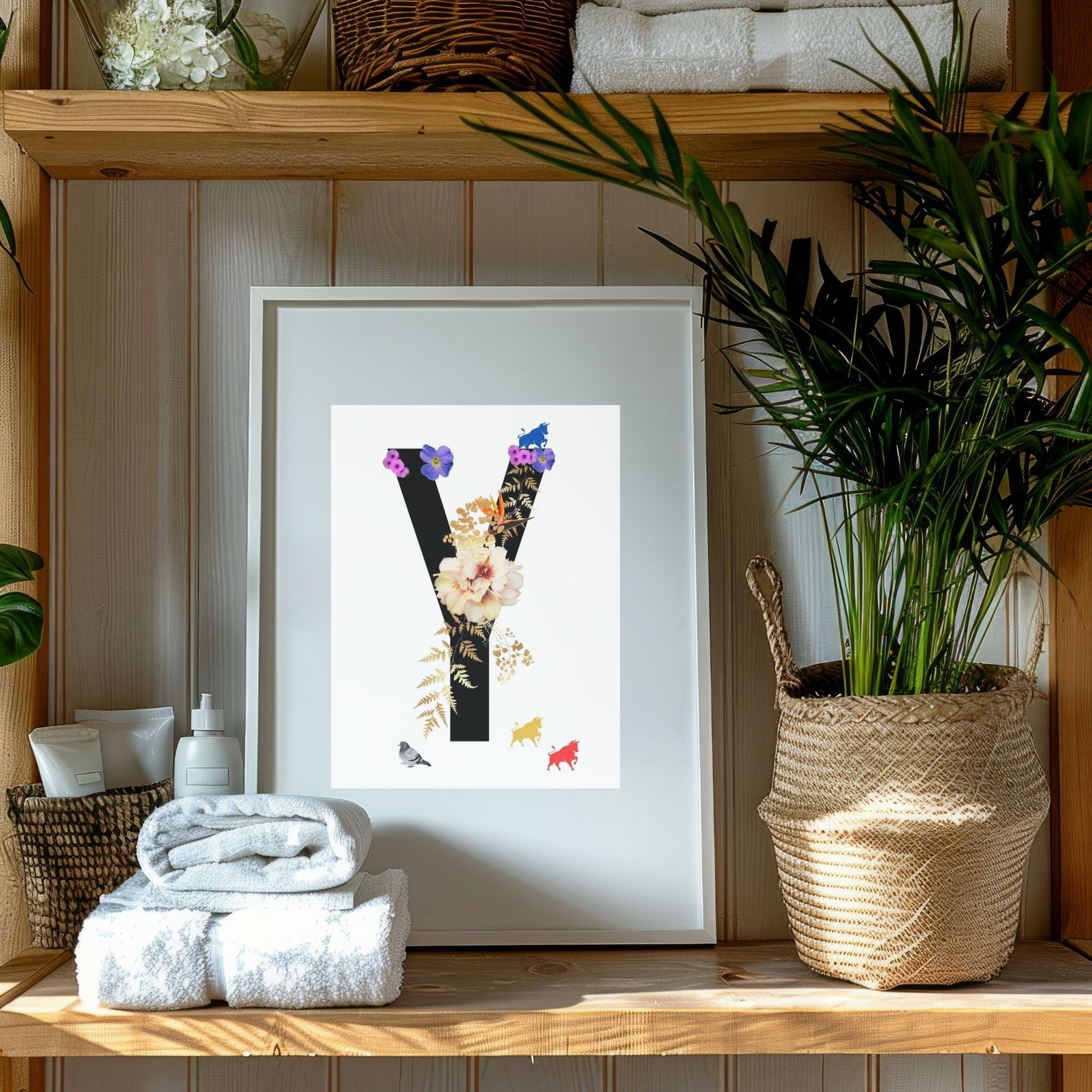 Alphabet Monogram open edition fine art prints Birmingham inspired UK