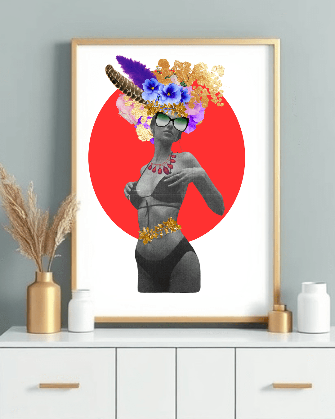 Sun-Drenched Spirit Art Print - Brummy Artist UK