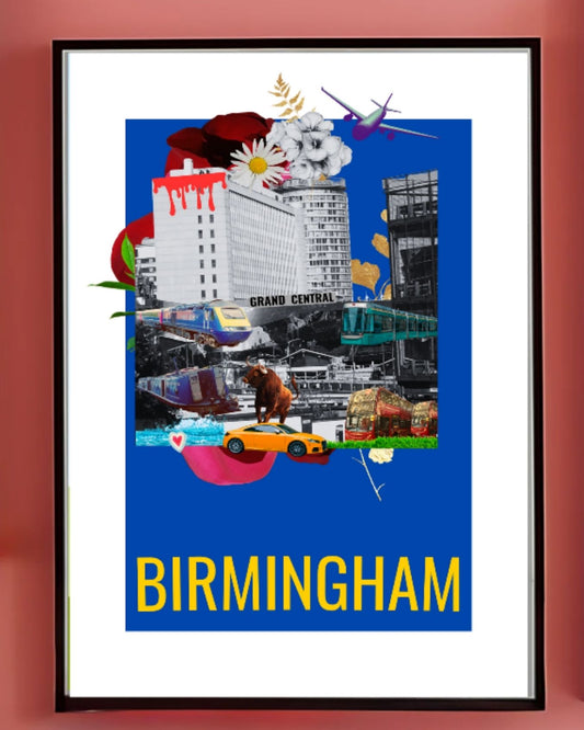 “Town” – Blue Edition art print