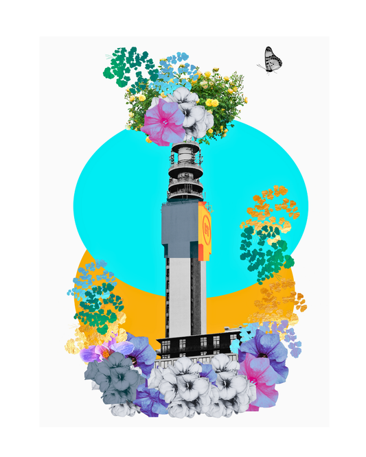 BT Tower, Birmingham - Open edition giclée fine art print