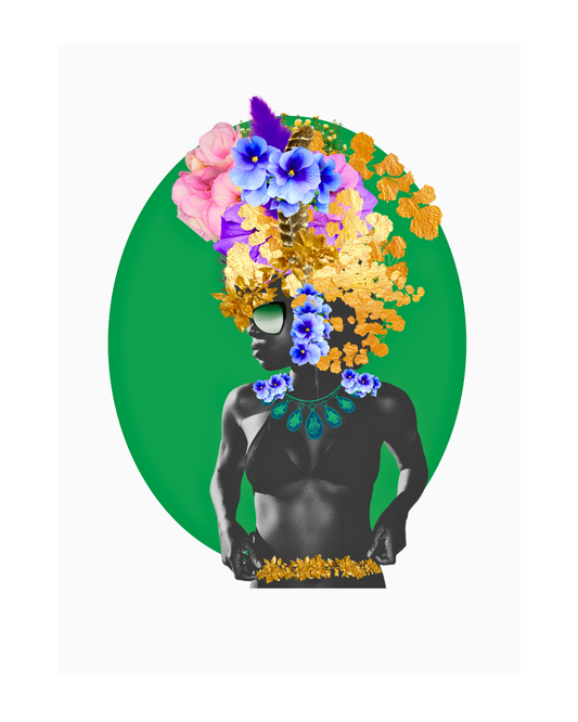 "Golden Bloom" Art Print - Open edition giclée fine art print