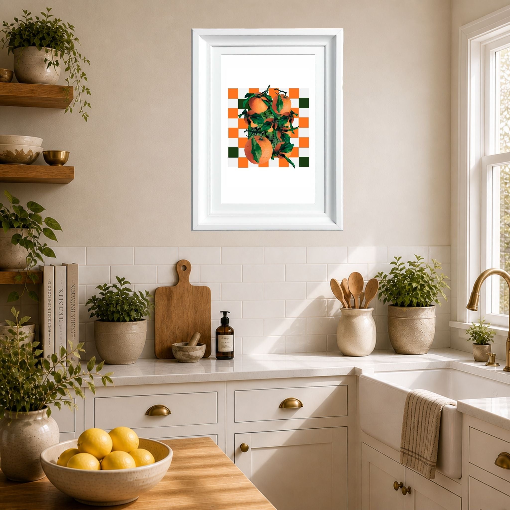 Alfresco - Juicy Oranges collage — A4 Limited Edition (25)