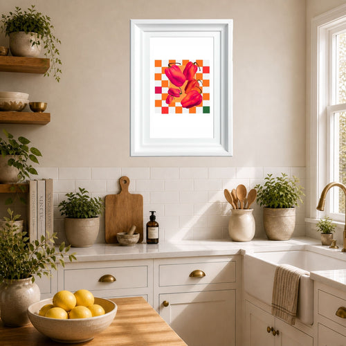 Alfresco Scotch Bonnet collage — A4 Limited Edition (25)