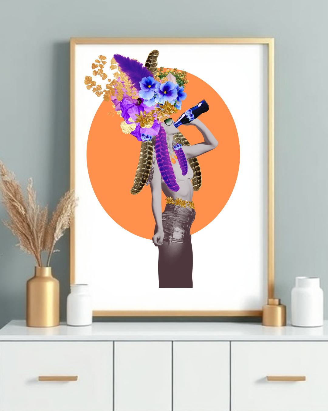 "Sunkissed Rebel" Art Print - Open edition giclée fine art print