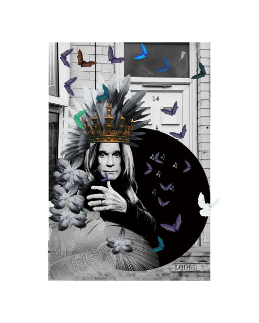 Ozzy Osbourne collage print Limited Edition