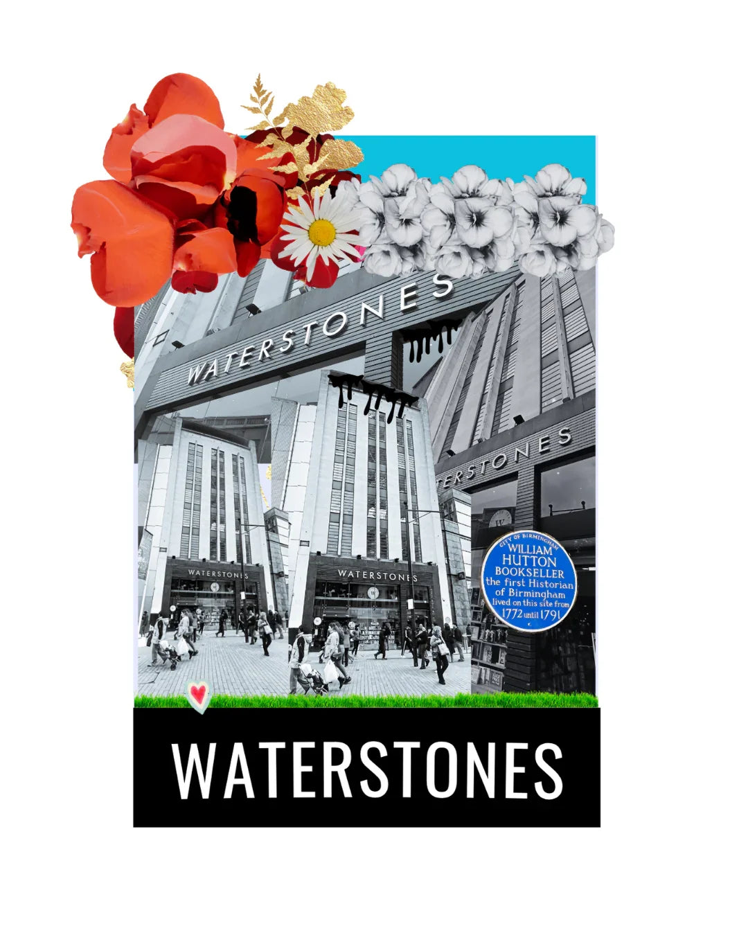 Waterstones High Street Birmingham artwork