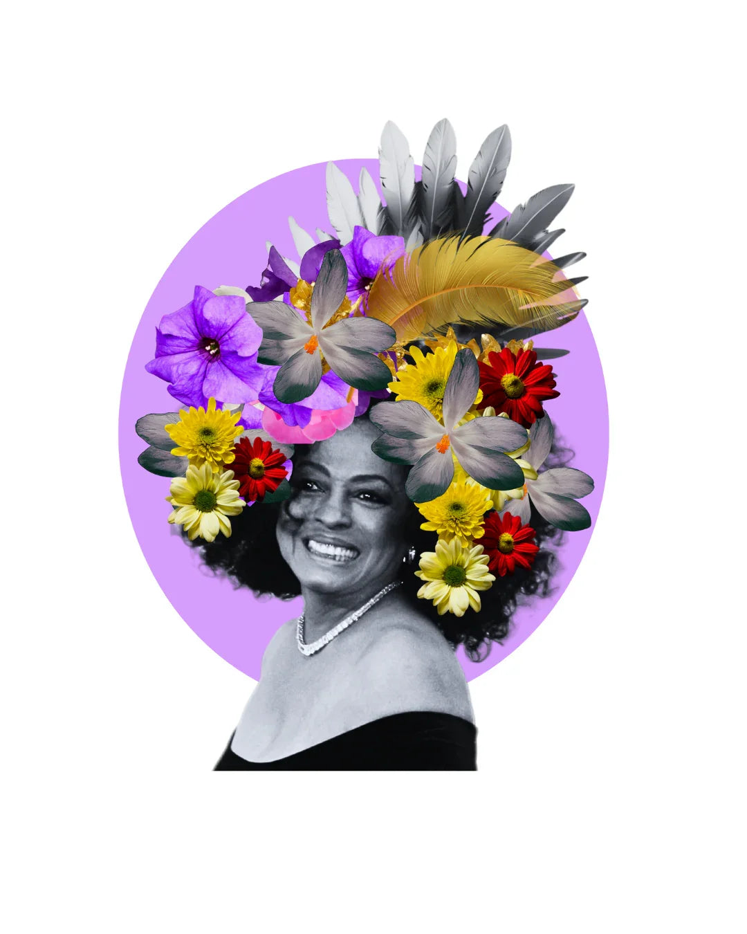 Diana Ross collage print Limited Edition