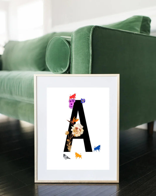 Brummie Alphabet/Monogram Art Prints