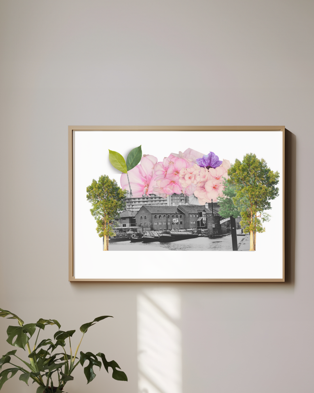 Gas Street Basin Birmingham Limited-edition giclee fine art print