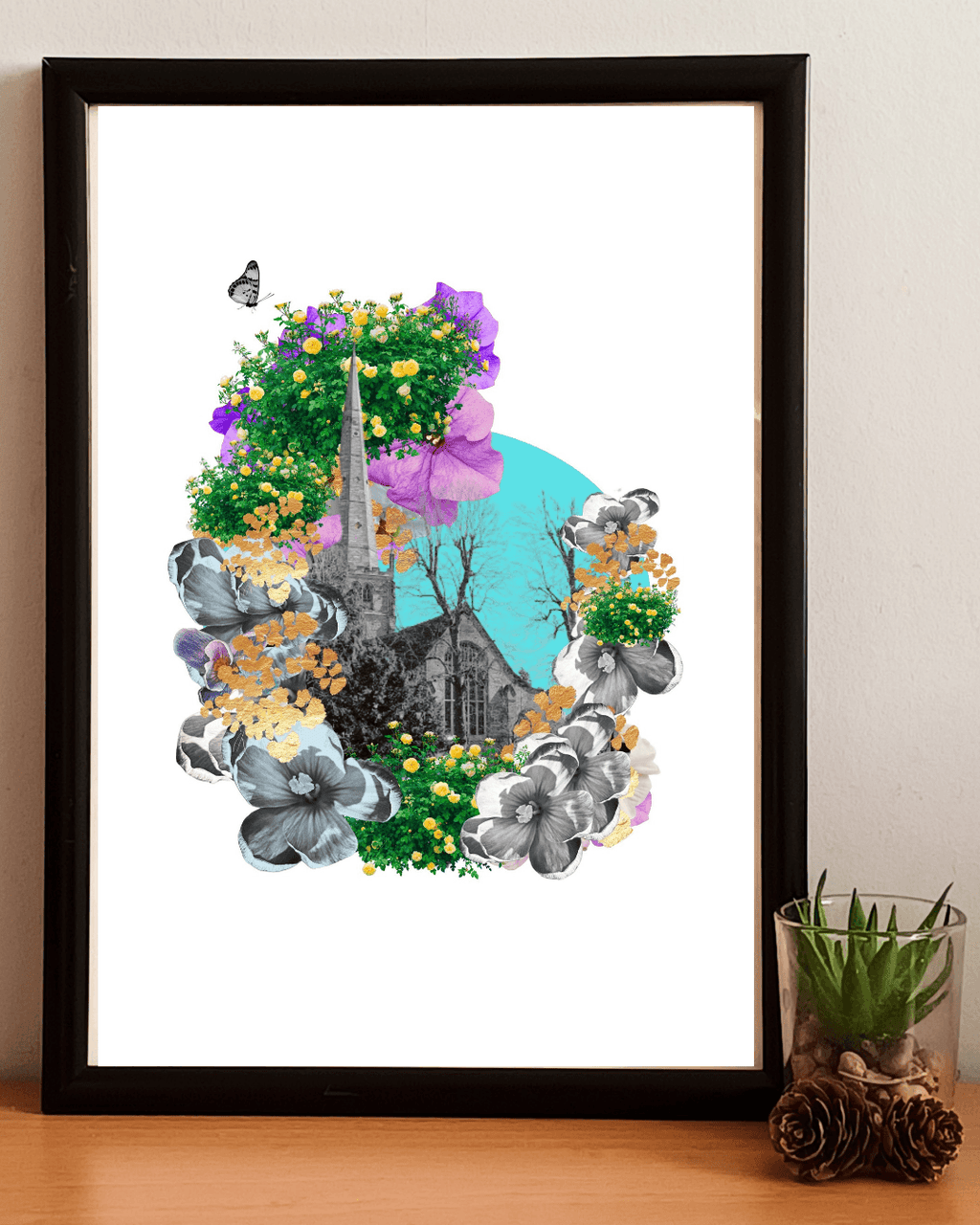 St Alphege Parish Church Solihull art print