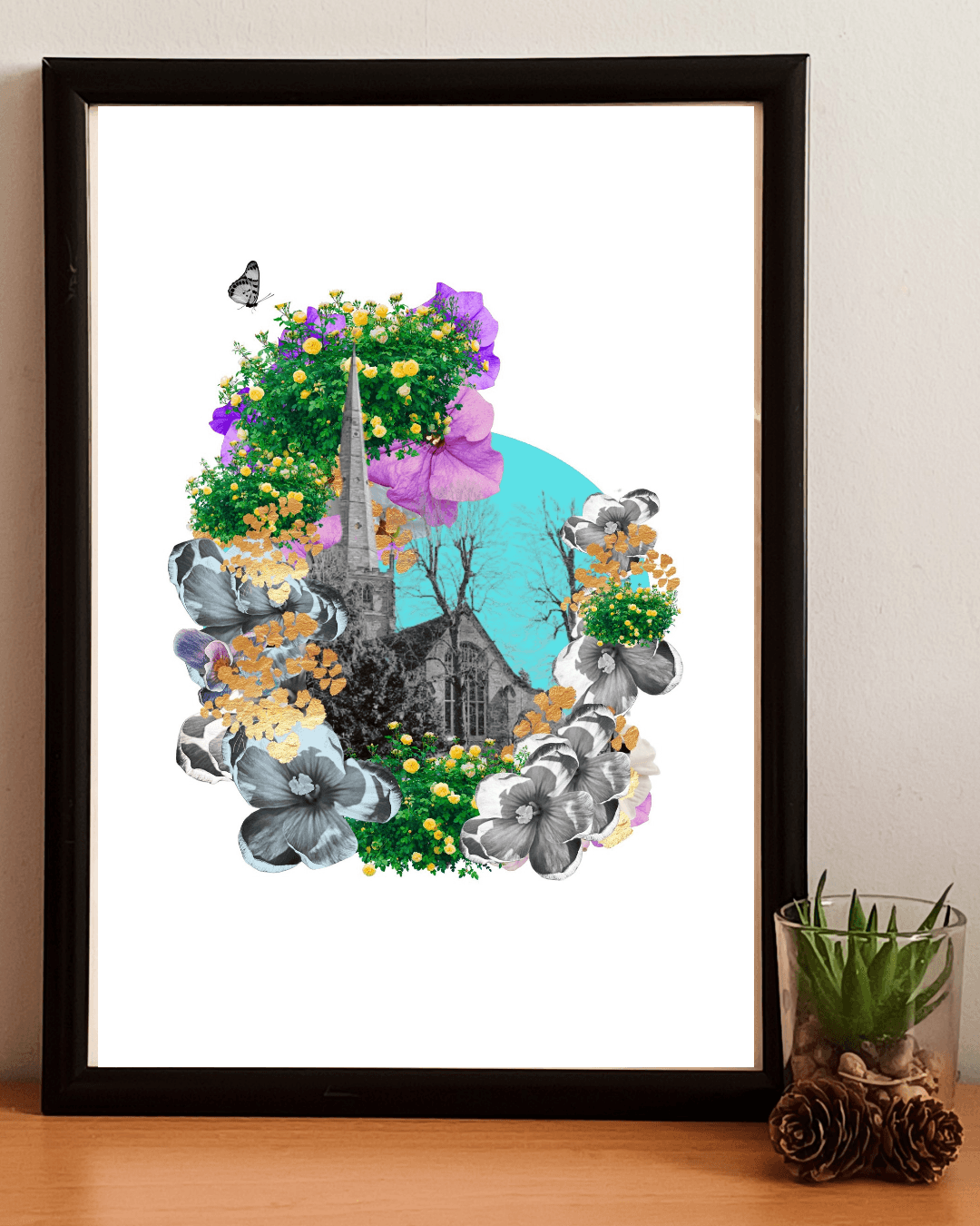 St Alphege Parish Church Solihull art print