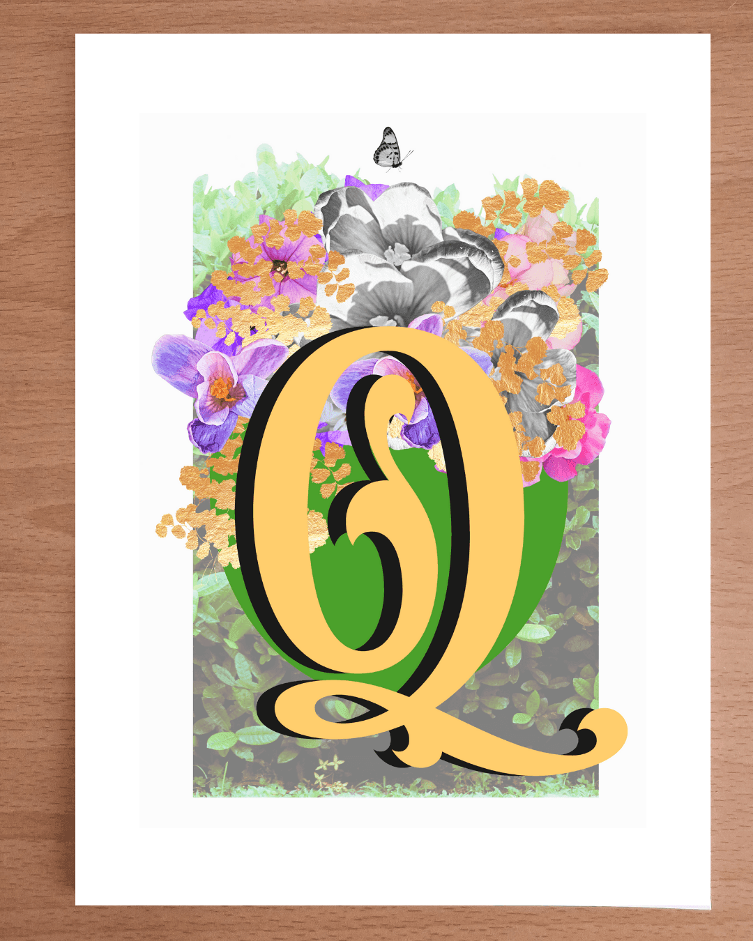Monogram Letter Art Prints A-Z | Open Edition