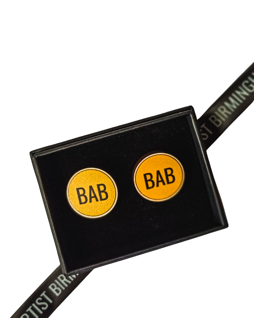 Y’alright “BAB” Statement Earrings – Brummy Artist Birmingham Jewellery