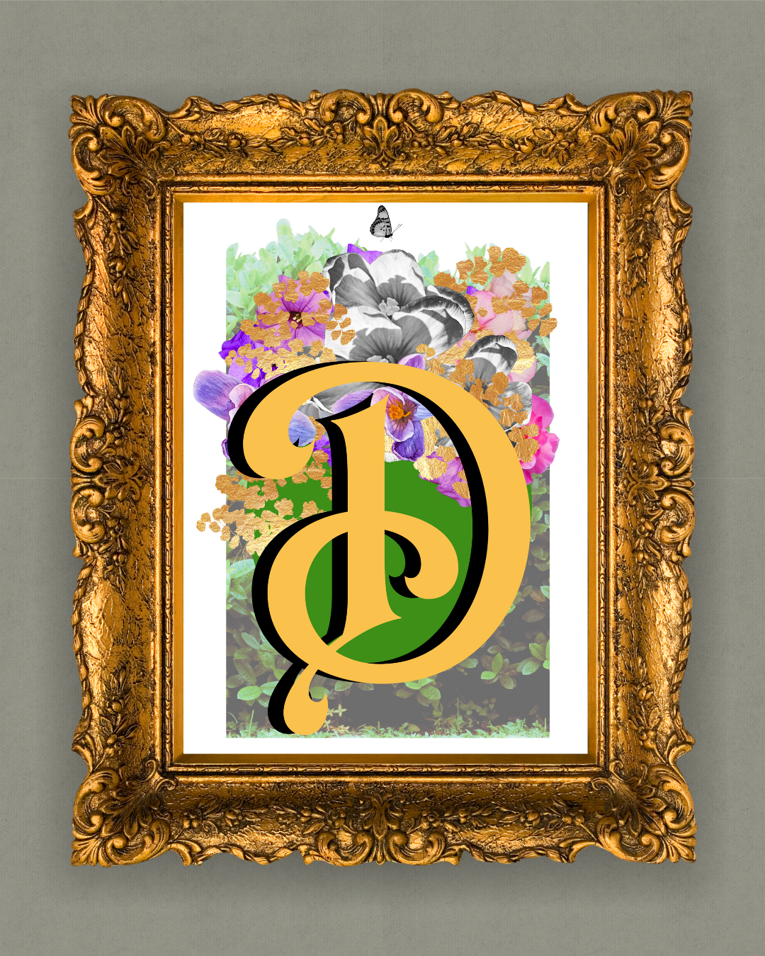 Monogram Letter Art Prints A-Z | Open Edition
