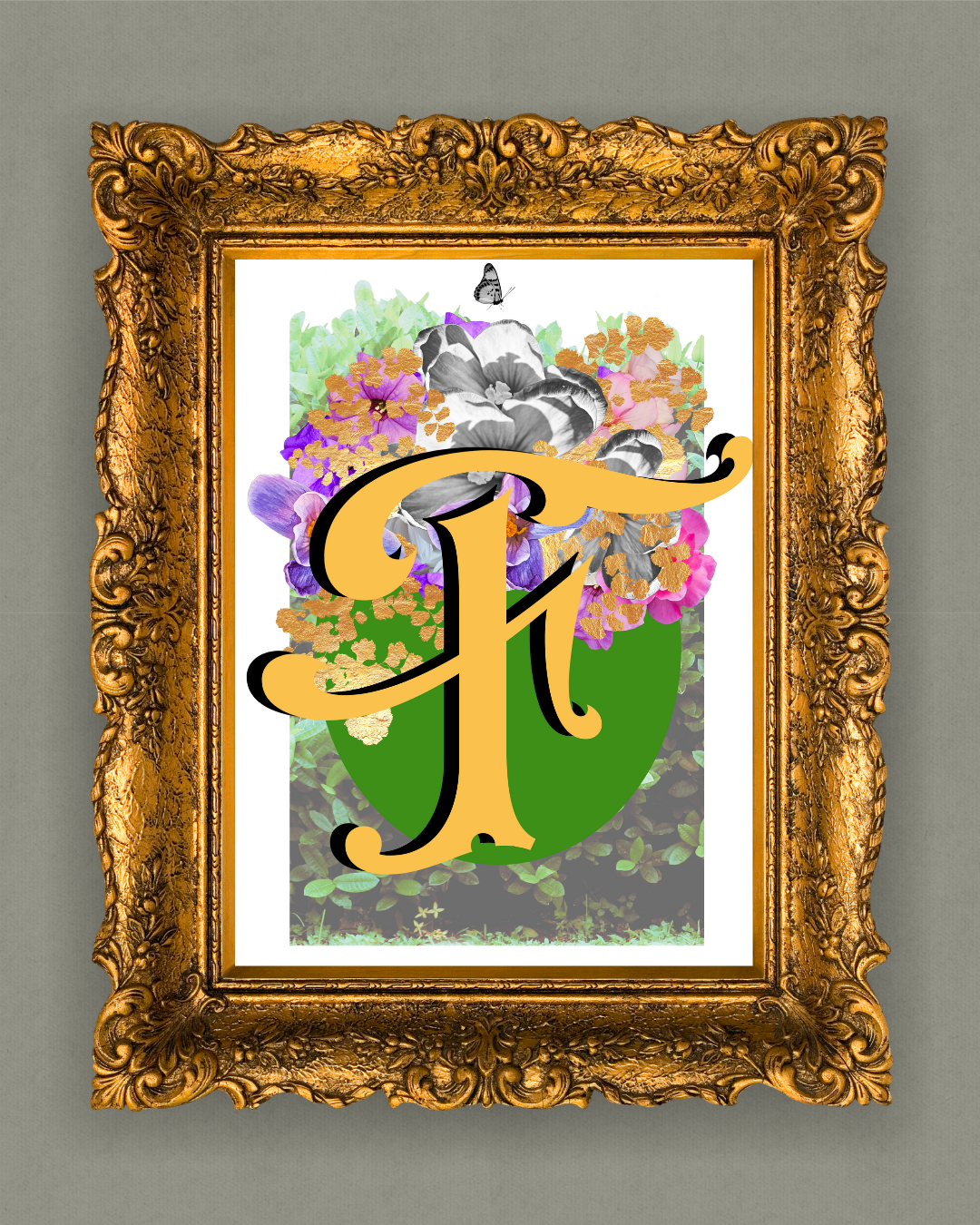 Monogram Letter Art Prints A-Z | Open Edition