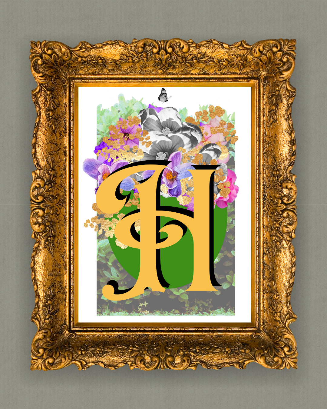 Monogram Letter Art Prints A-Z | Open Edition