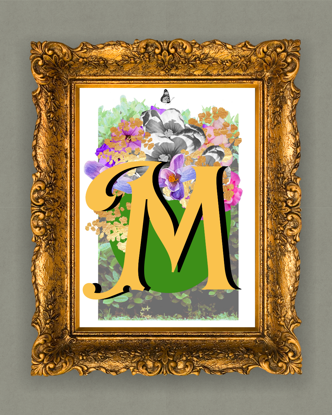 Monogram Letter Art Prints A-Z | Open Edition