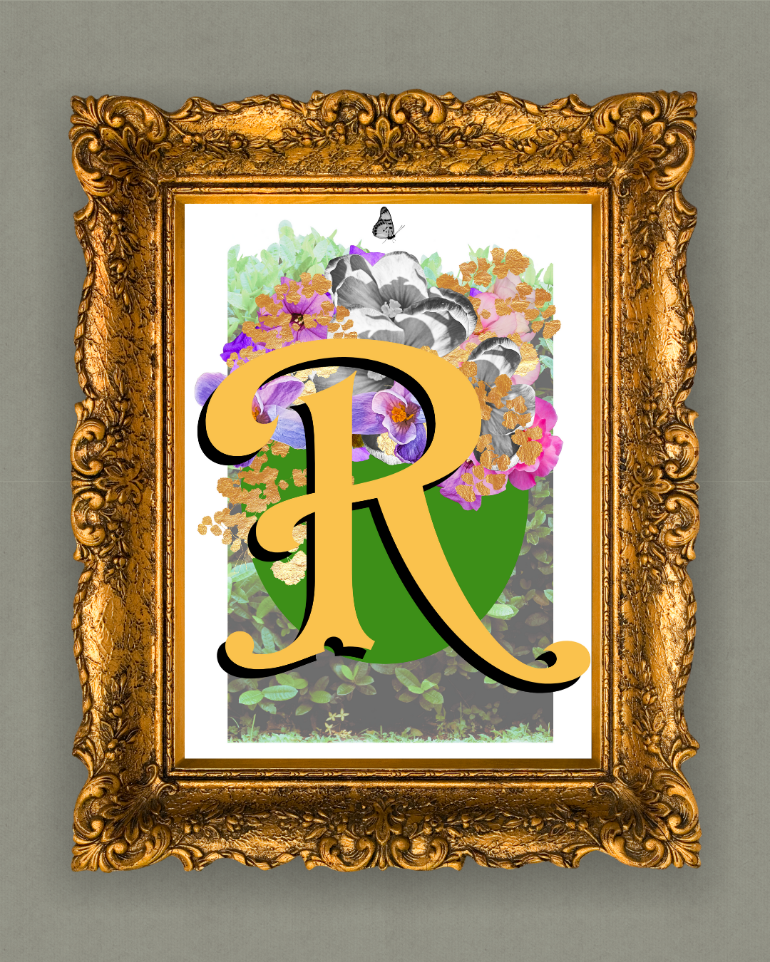 Monogram Letter Art Prints A-Z | Open Edition