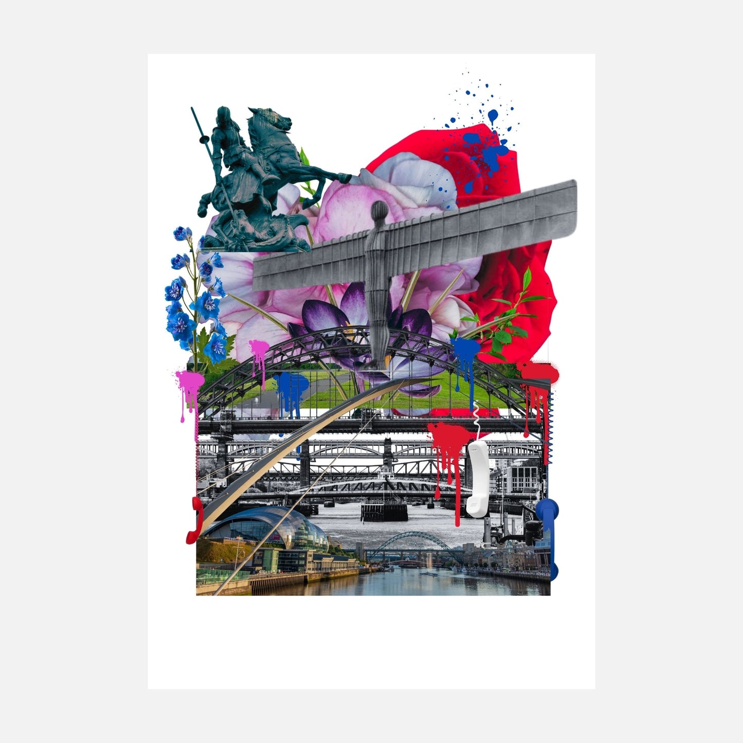 Newcastle Calling open edition fine art print