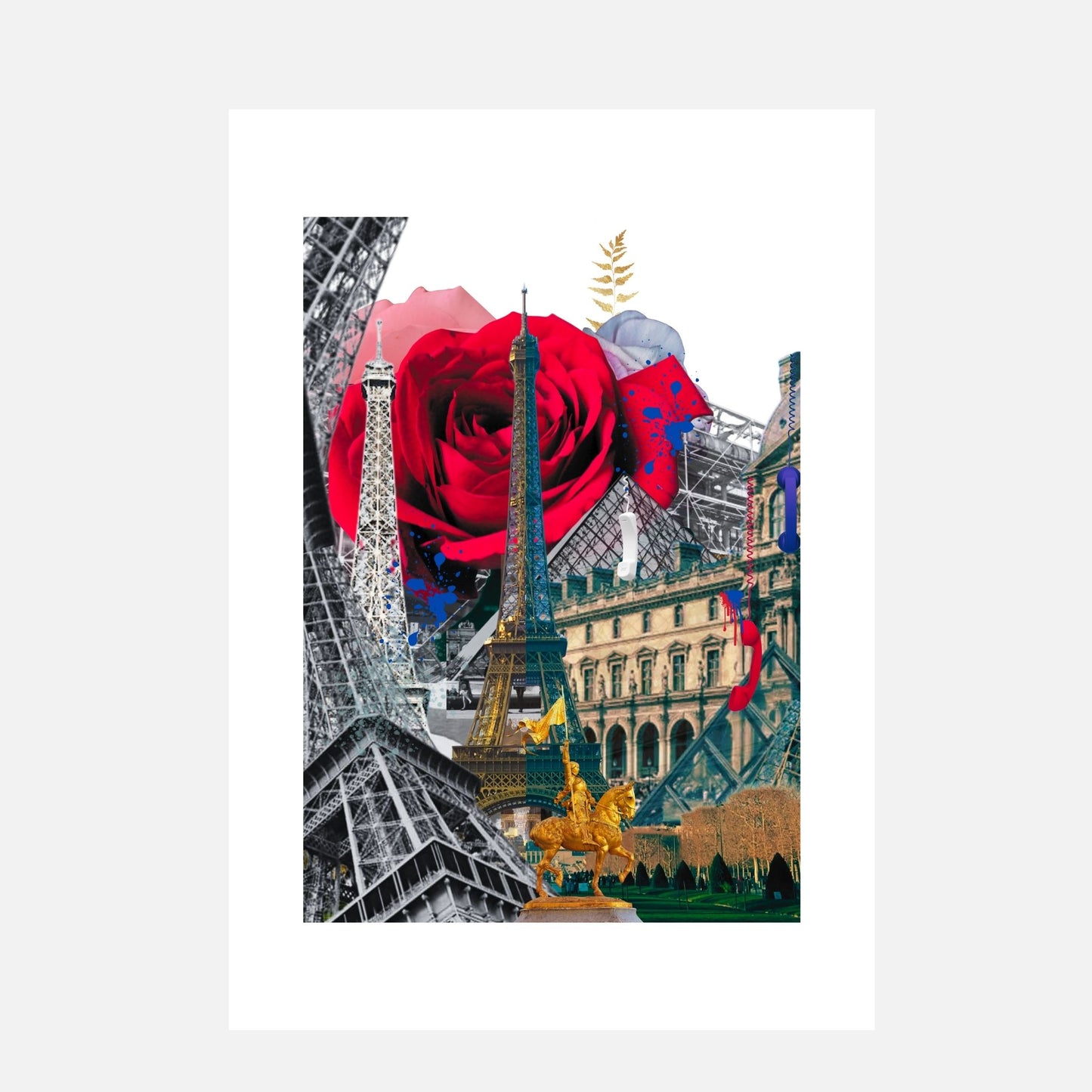 Paris Calling open edition fine art print