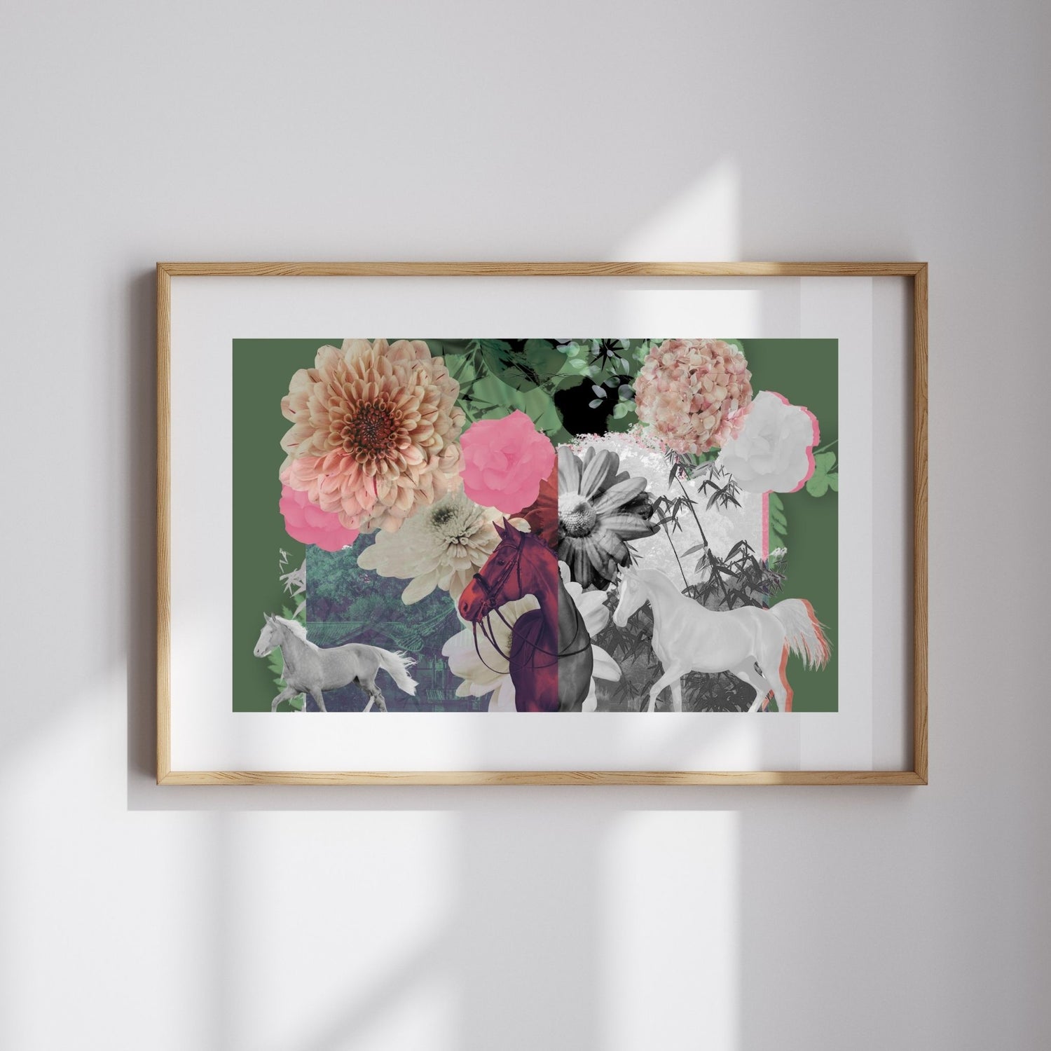 The Body Remembers Fields (in Noir and Green) limited edition fine art print