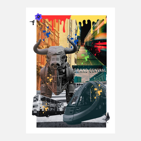 Birmingham Town Centre open edition fine art print (Copy)