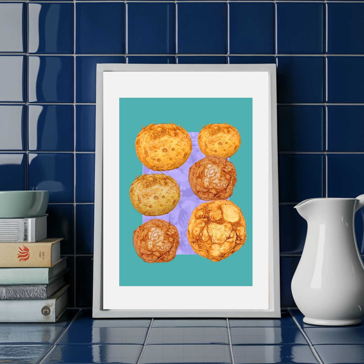 The Humble Celeriac collage — A4 Limited Edition (25)