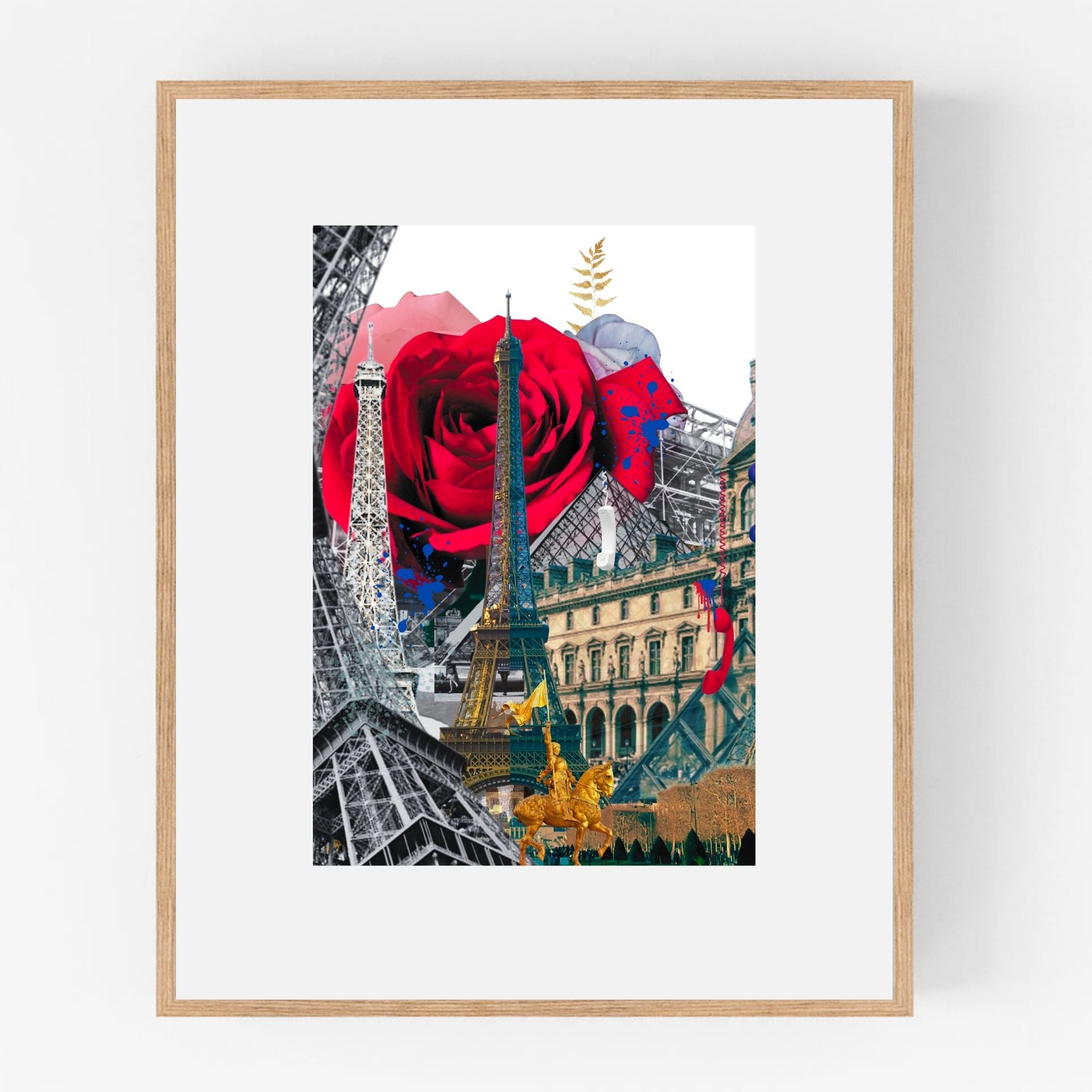 Paris Calling open edition fine art print UK