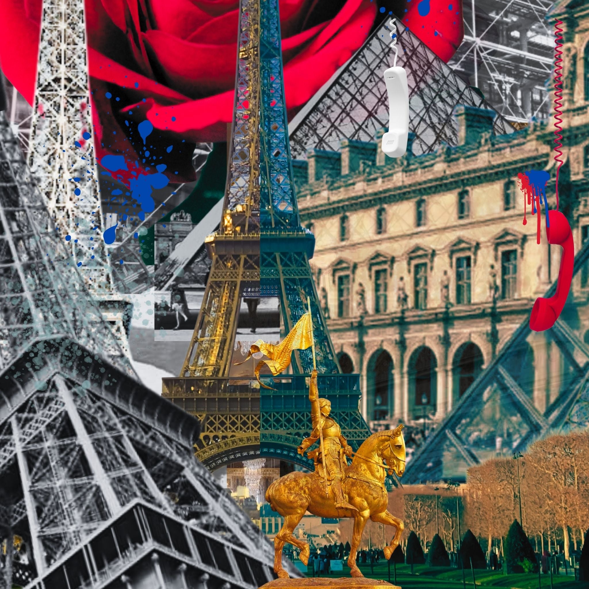 Paris Calling open edition fine art print UK