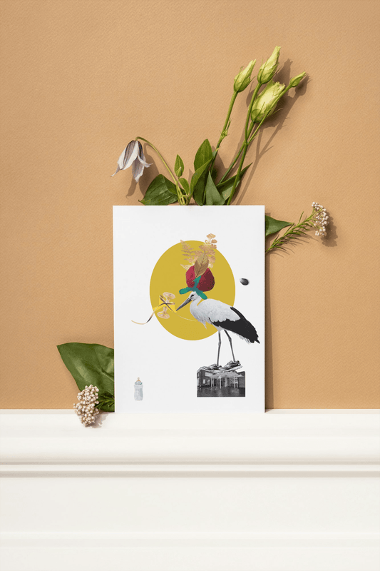 Congratulations on your new baby, inspired Brummie card