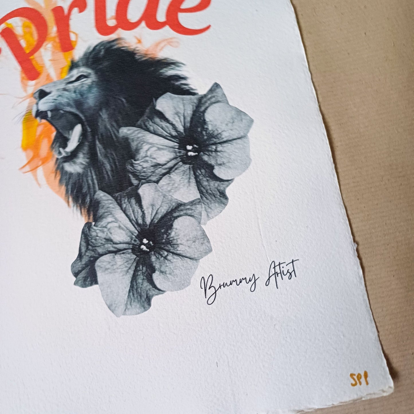 Pride: A Roaring Floral Fantasy - Limited edition of 10 - Brummy Artist UK